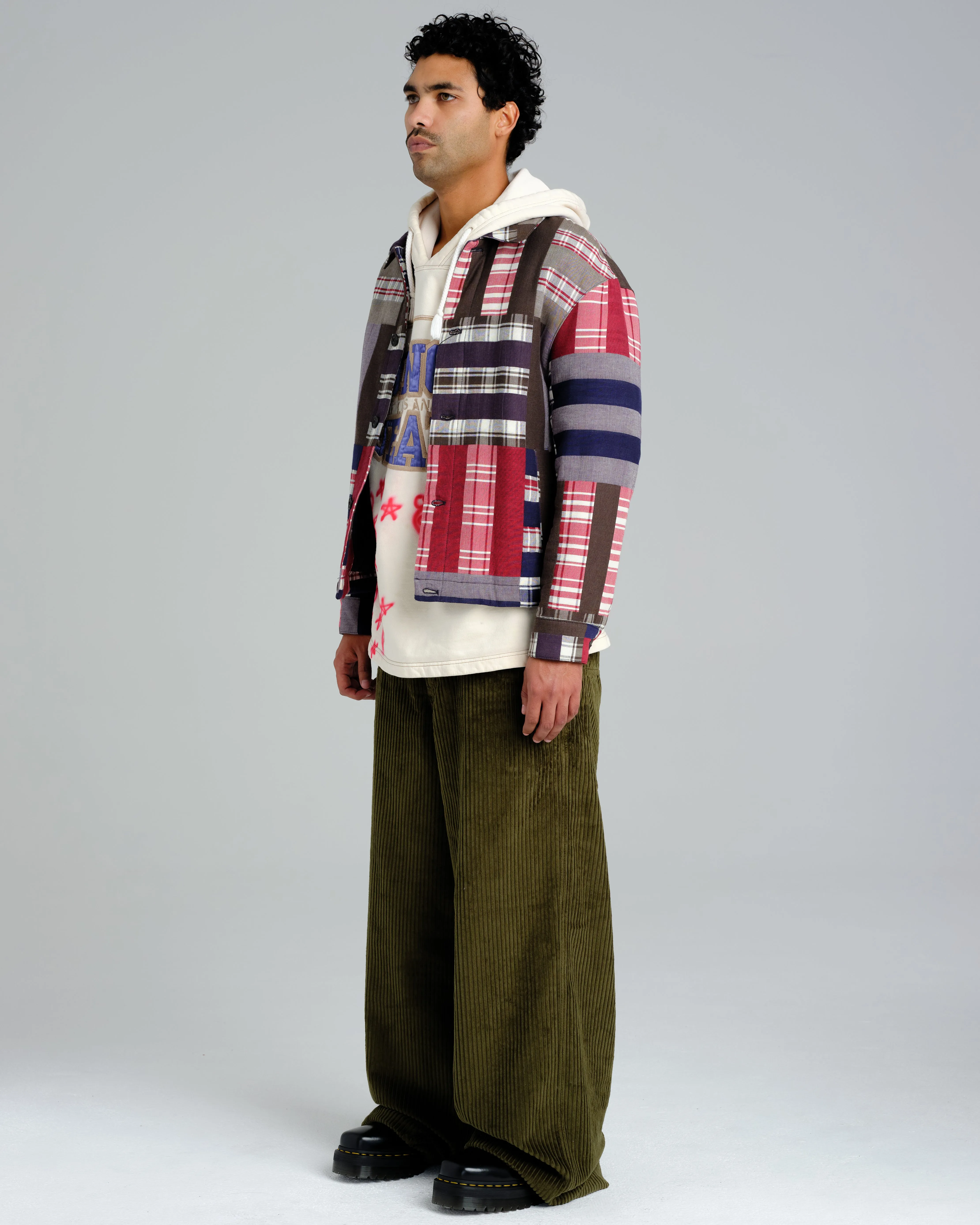 101 Twin Cannon. 26". 4 Wale Corduroy. Moss.