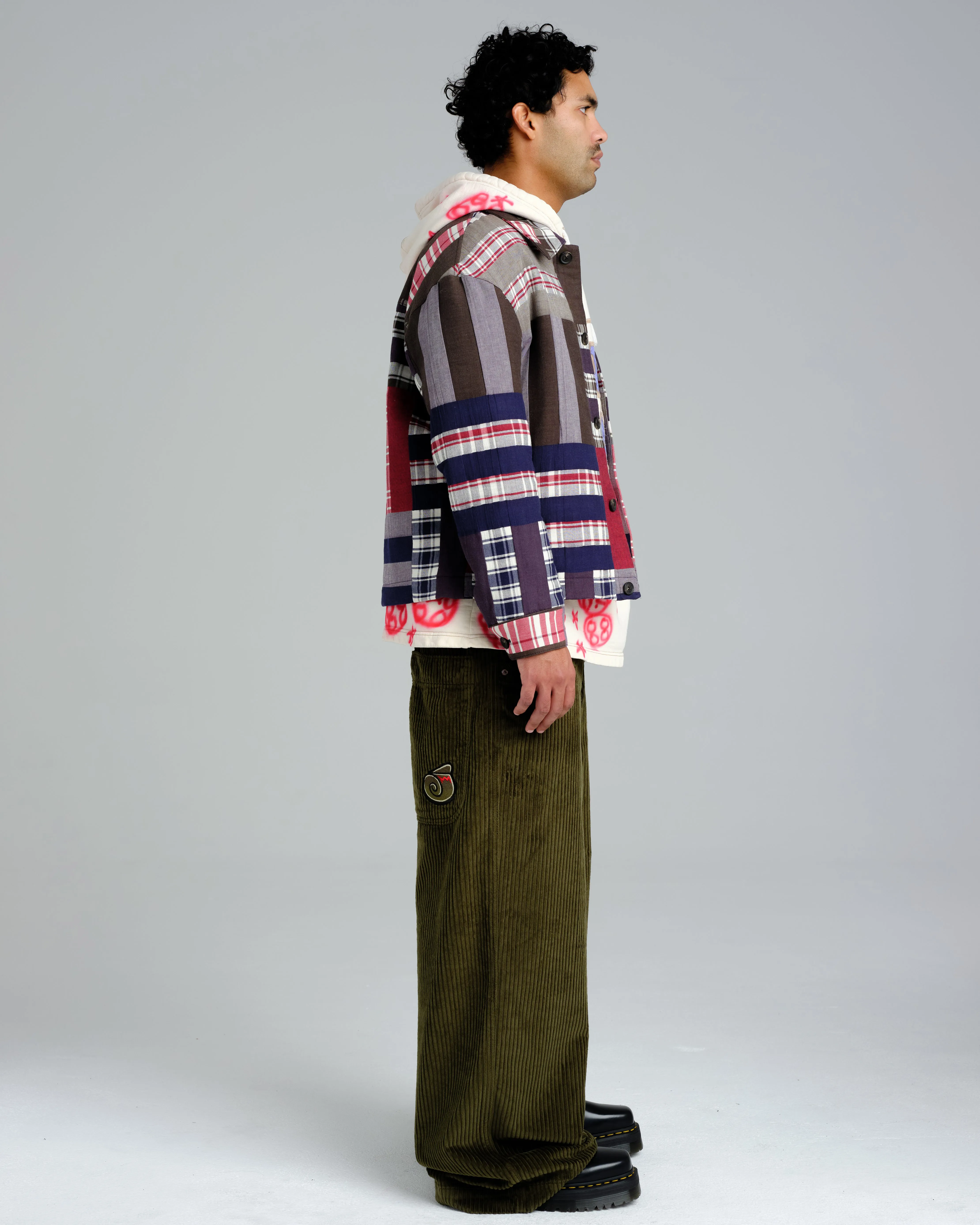 101 Twin Cannon. 26". 4 Wale Corduroy. Moss.