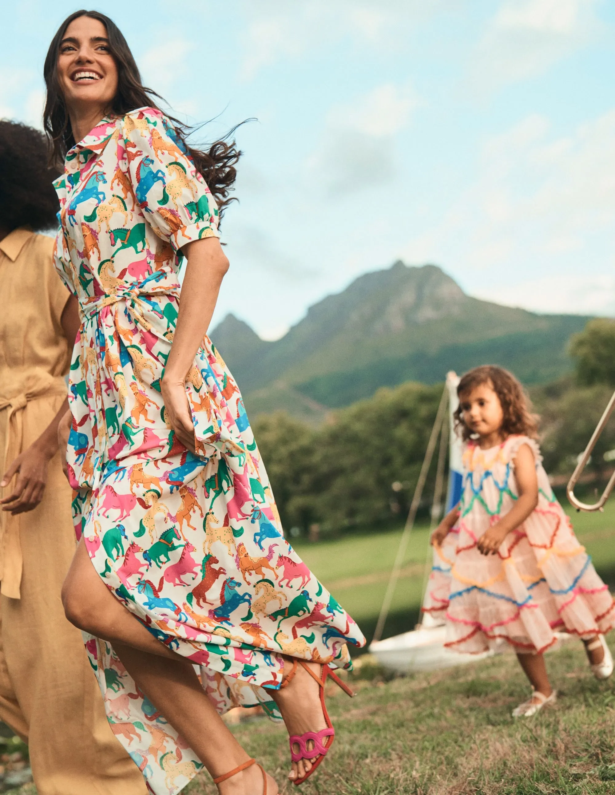 Alexa Maxi Shirt Dress-Multi, Pony Club