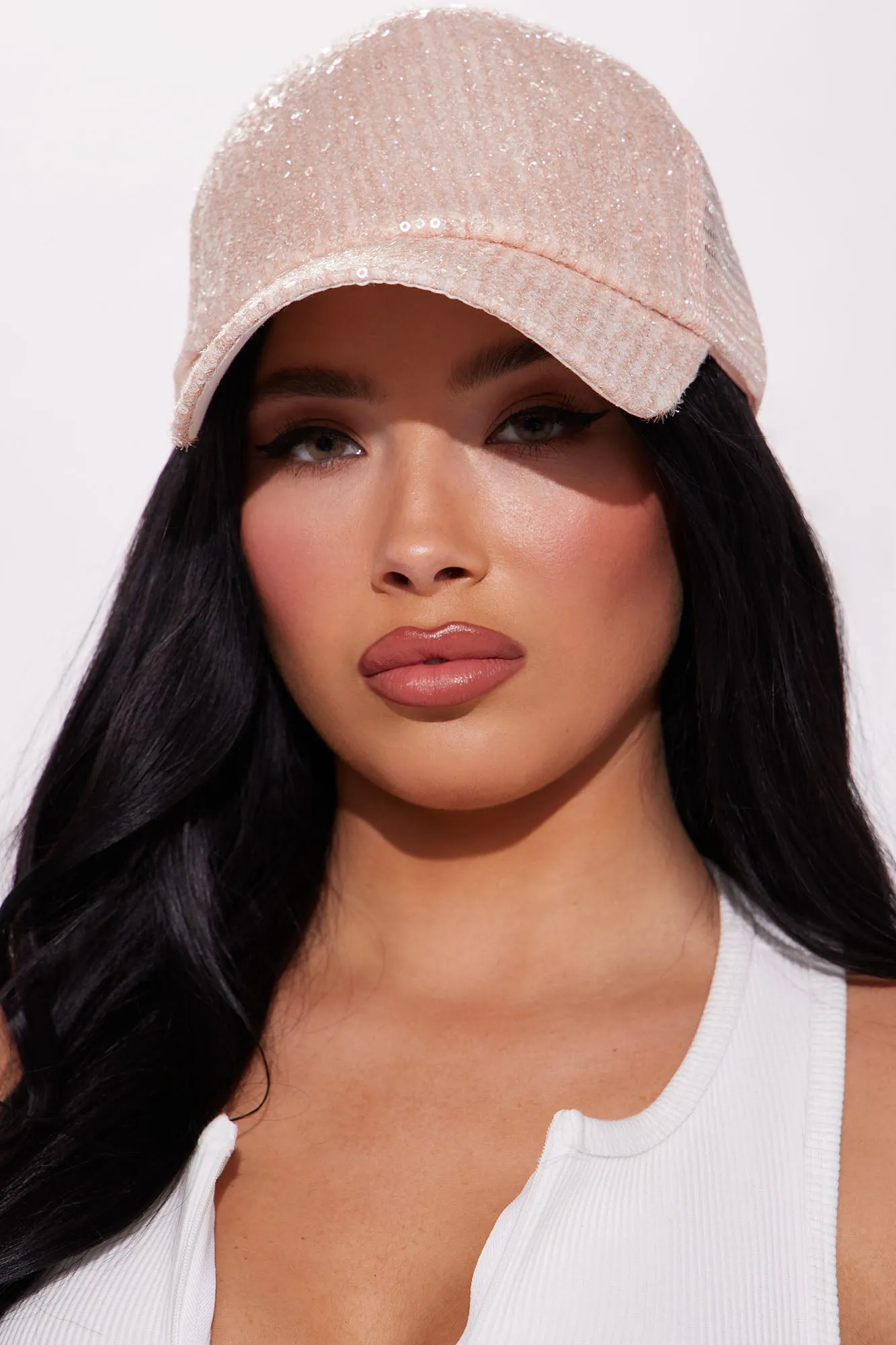 Be Dazzled Trucker Hat - Champagne