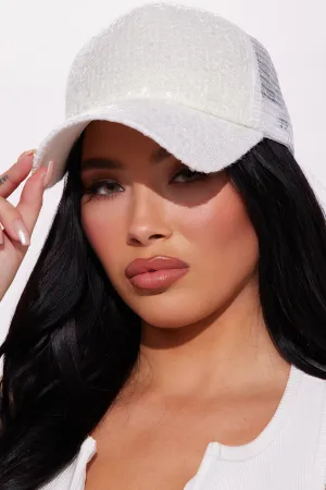 Be Dazzled Trucker Hat - White