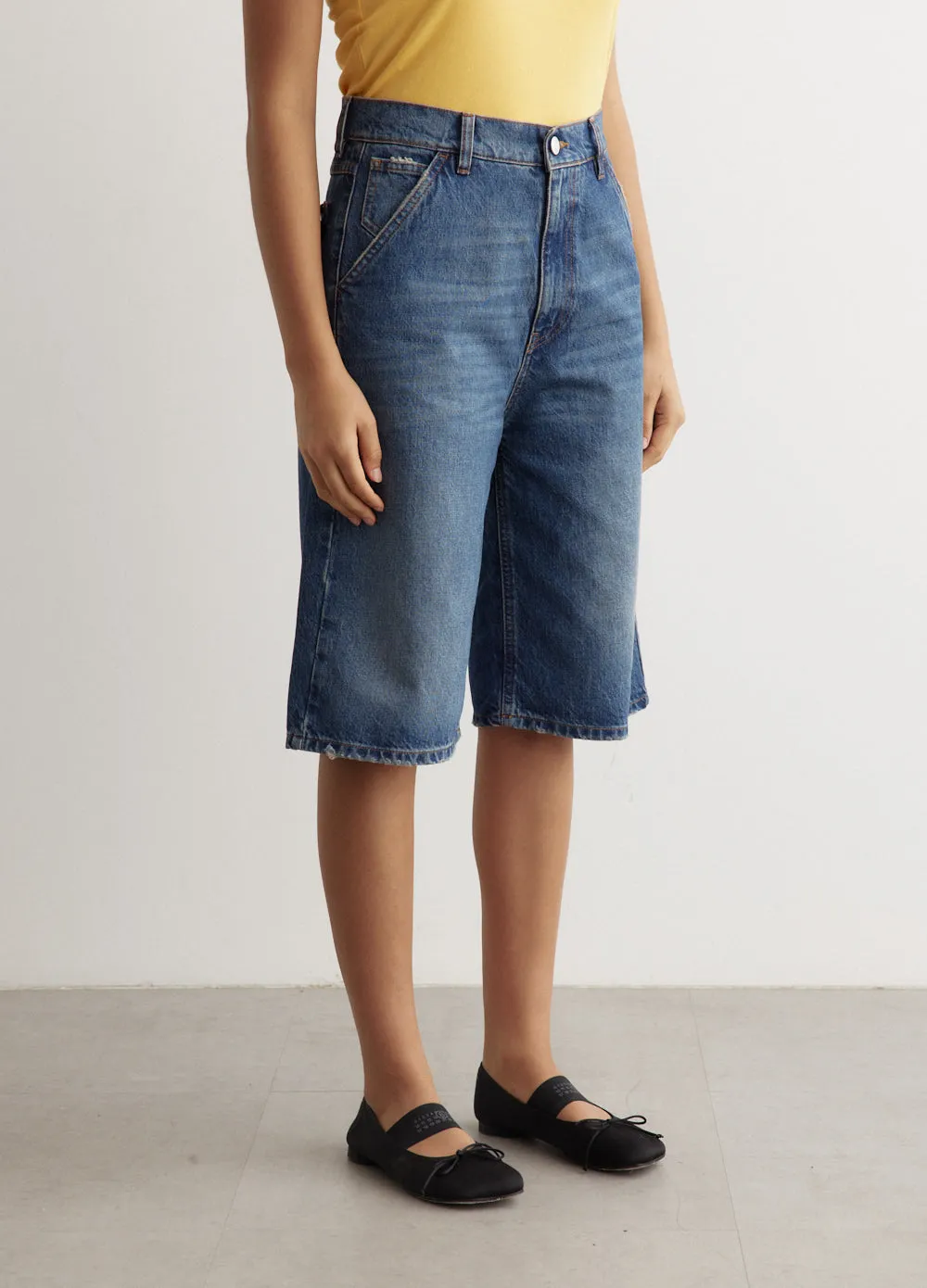 Bermuda Denim Pants