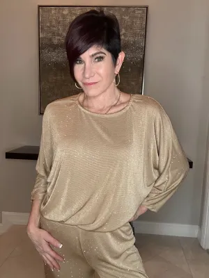 Bling It On Dolman Sleeve Top