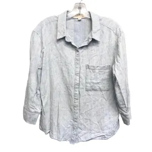BLUE DENIM TOP LS by CLOTH & STONE Size:L