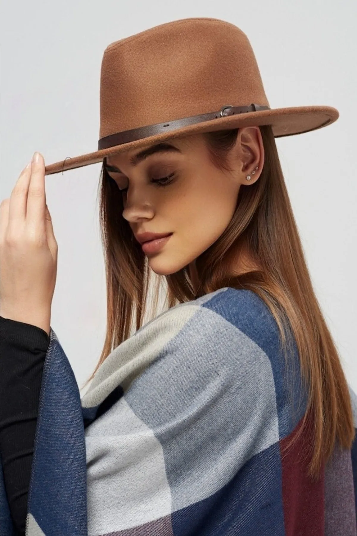 Boho felt hat