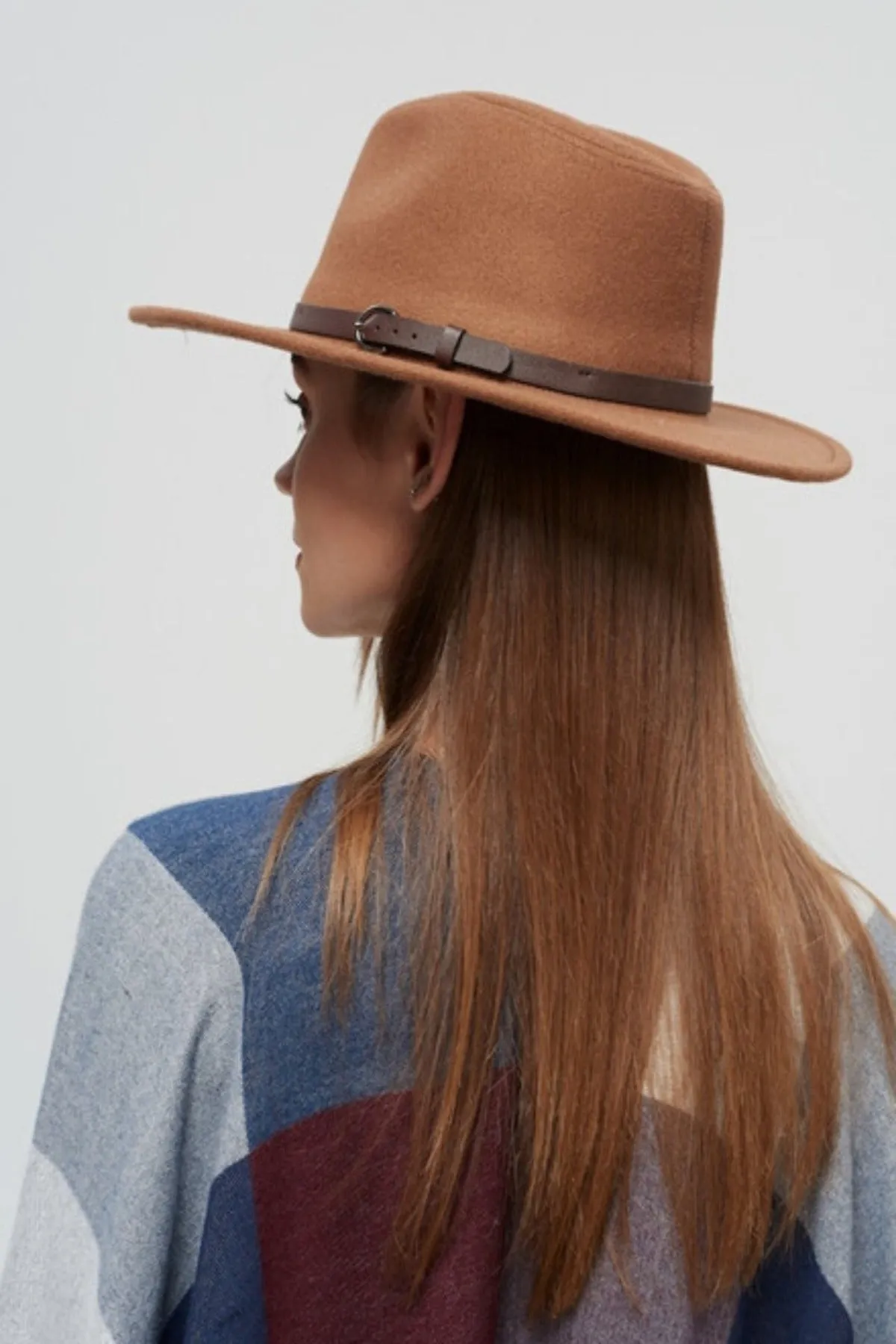 Boho felt hat
