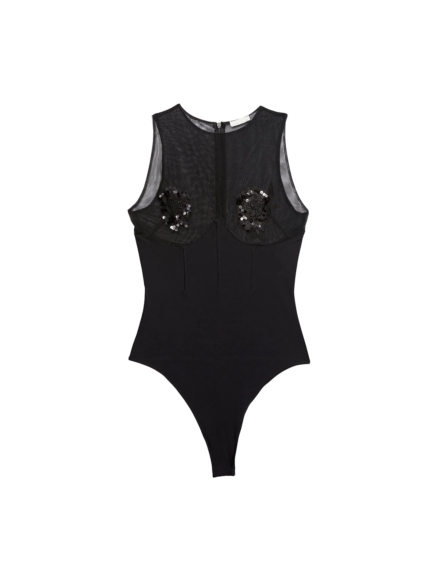Embellished Cup Bodysuit