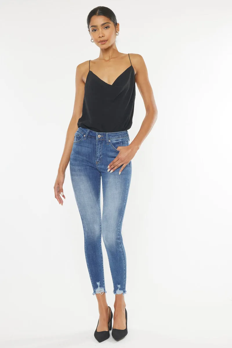 Kancan Jovana High Rise Ankle Skinny Denim Jeans *FINAL SALE*