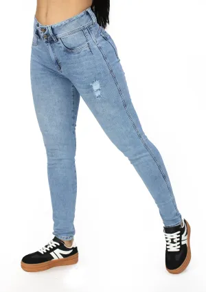 MRP21435 Light Denim Skinny Jean by Maripily Rivera