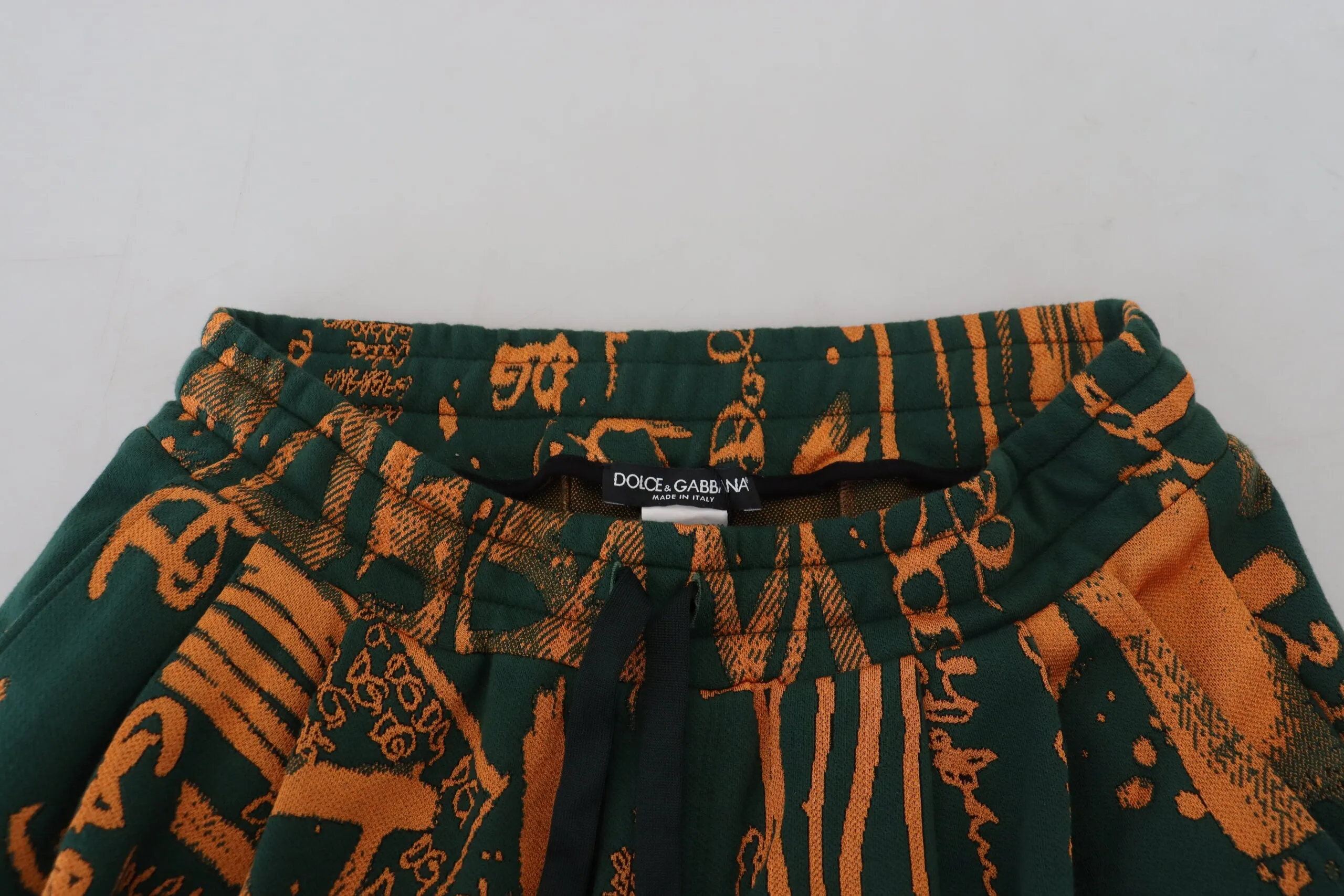Multicolor Silk Blend Jogger Cargo Pants