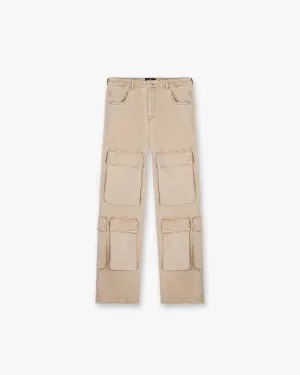 R3Ca Cargo Denim - Dirt Cashmere