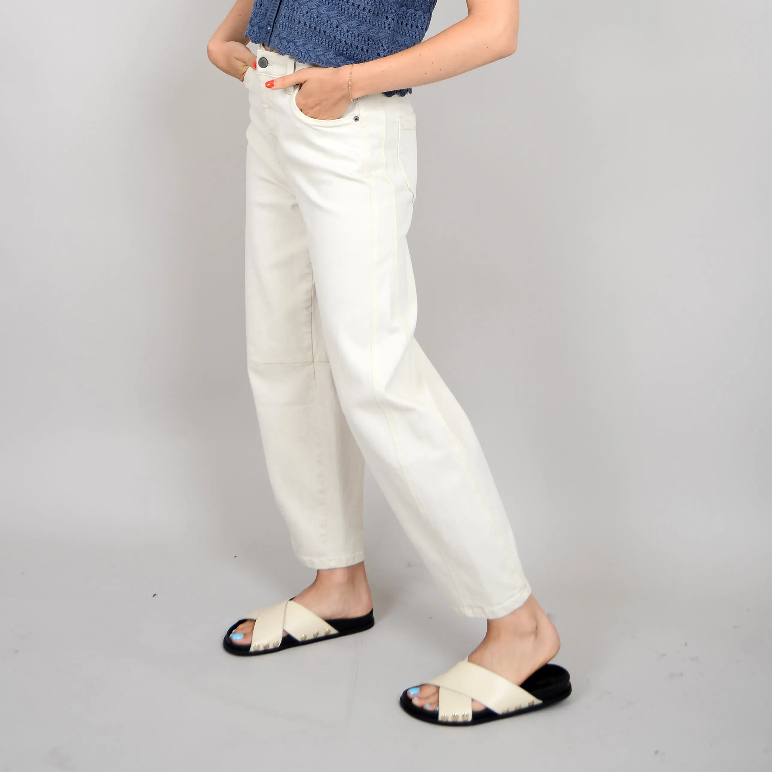 RD Style Barrel Denim || Natural