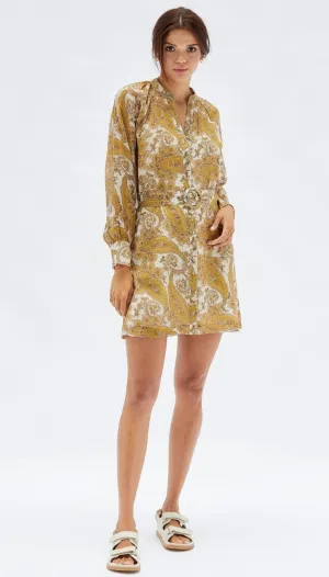 Sistan Belted Mini Dress