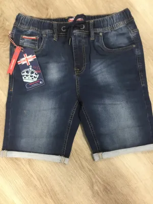 Soul of London Denim Bermuda Shorts Premium Stretch Blue SOBE211800