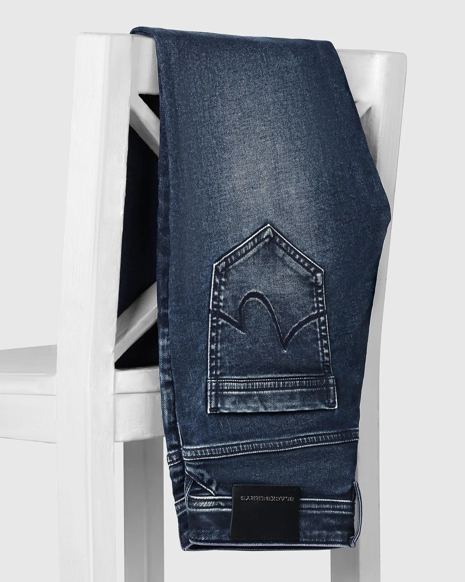 Ultrasoft Skinny Cropped Fiji Fit Indigo Blue Jeans - Ava