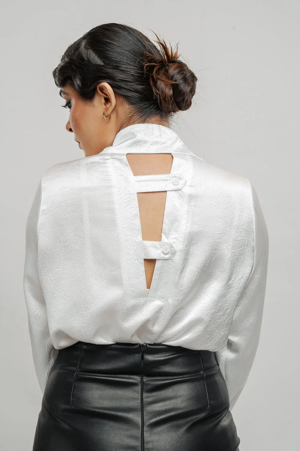 White Double Pocket Shirt
