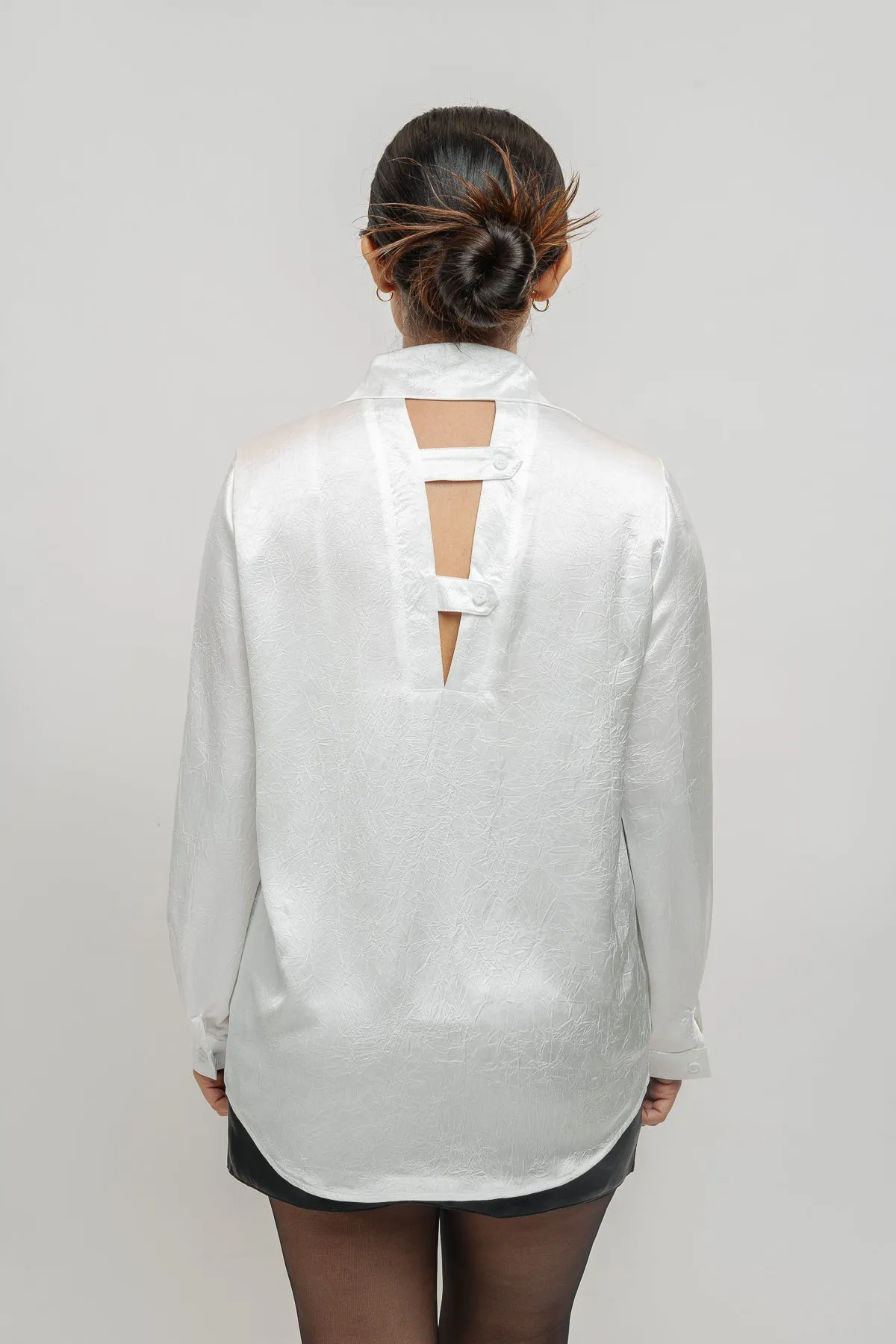 White Double Pocket Shirt